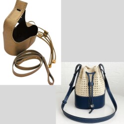 Angel Çanta Aksesuar Torba2 Model Çanta Yapım Aparatı Gold Renk Light Gold Metalli - Angel Çanta Aksesuar