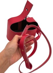 Angel Çanta Aksesuar Torba2 Model Çanta Yapım Aparatı Kırmızı Renk Light Gold Metalli - 4