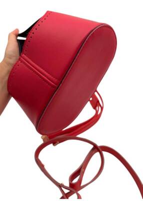 Angel Çanta Aksesuar Torba2 Model Çanta Yapım Aparatı Kırmızı Renk Light Gold Metalli - 2