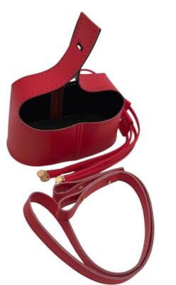 Angel Çanta Aksesuar Torba2 Model Çanta Yapım Aparatı Kırmızı Renk Light Gold Metalli - 5