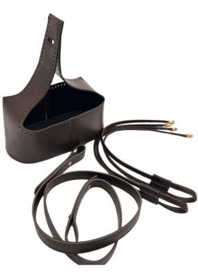 Angel Çanta Aksesuar Torba2 Model Çanta Yapım Aparatı Koyu Kahve Renk Light Gold Metalli - 6