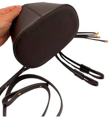 Angel Çanta Aksesuar Torba2 Model Çanta Yapım Aparatı Koyu Kahve Renk Light Gold Metalli - 2