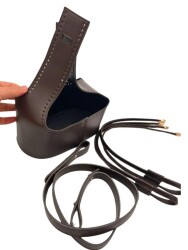 Angel Çanta Aksesuar Torba2 Model Çanta Yapım Aparatı Koyu Kahve Renk Light Gold Metalli - 5