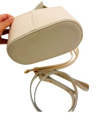 Angel Çanta Aksesuar Torba2 Model Çanta Yapım Aparatı Krem Renk Light Gold Metalli - 2