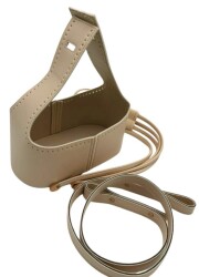 Angel Çanta Aksesuar Torba2 Model Çanta Yapım Aparatı Krem Renk Light Gold Metalli - 7