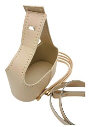 Angel Çanta Aksesuar Torba2 Model Çanta Yapım Aparatı Krem Renk Light Gold Metalli - 4