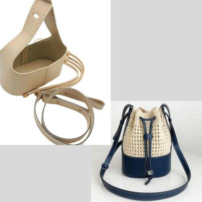 Angel Çanta Aksesuar Torba2 Model Çanta Yapım Aparatı Krem Renk Light Gold Metalli - 1