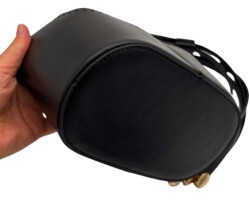 Angel Çanta Aksesuar Torba2 Model Çanta Yapım Aparatı Siyah Renk Light Gold Metalli - 4