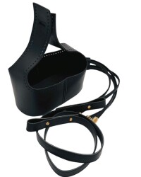 Angel Çanta Aksesuar Torba2 Model Çanta Yapım Aparatı Siyah Renk Light Gold Metalli - 3