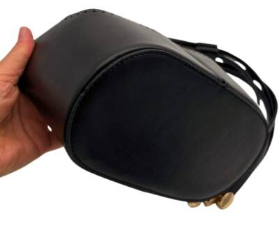 Angel Çanta Aksesuar Torba2 Model Çanta Yapım Aparatı Siyah Renk Light Gold Metalli - 4