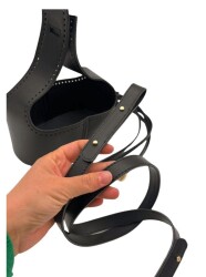 Angel Çanta Aksesuar Torba2 Model Çanta Yapım Aparatı Siyah Renk Light Gold Metalli - 7