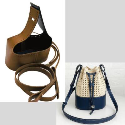 Angel Çanta Aksesuar Torba2 Model Çanta Yapım Aparatı Vizon Renk Light Gold Metalli - 1