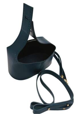 Angel Çanta Aksesuar Torba2 Model Çanta Yapım Aparatı Lacivert Renk Light Gold Metalli - 8