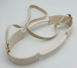 Angel Çanta Aksesuar Tutma Saplı Model Çanta Yapım Aparatı Açık Krem Renk Light Gold Metalli - 3