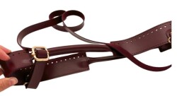 Angel Çanta Aksesuar Tutma Saplı Model Çanta Yapım Aparatı Bordo Renk Light Gold Metalli - 3