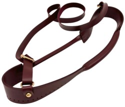 Angel Çanta Aksesuar Tutma Saplı Model Çanta Yapım Aparatı Bordo Renk Light Gold Metalli - 5