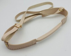 Angel Çanta Aksesuar Tutma Saplı Model Çanta Yapım Aparatı Krem Renk Light Gold Metalli - 6