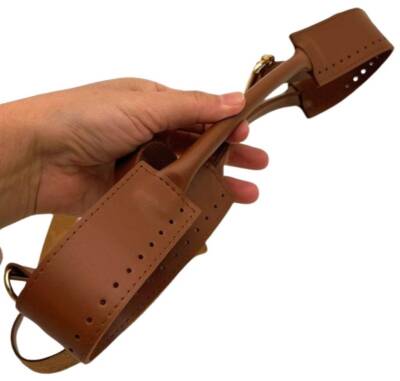 Angel Çanta Aksesuar Tutma Saplı Model Çanta Yapım Aparatı Taba Renk Light Gold Metalli - 3