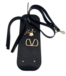 Angel Çanta Aksesuar V Marka Çanta Yapım Seti Siyah Renk - Angel Çanta Aksesuar