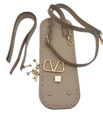 Angel Çanta Aksesuar V Marka Çanta Yapım Seti Bej Renk - Angel Çanta Aksesuar