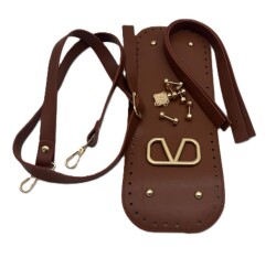 Angel Çanta Aksesuar V Marka Çanta Yapım Seti Taba Renk - Angel Çanta Aksesuar