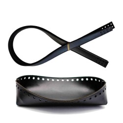 Angel Çanta Aksesuar Yüksek Taban Ve Çift Sap Siyah Renk - Angel Çanta Aksesuar