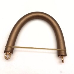 Angel Çanta Aksesuar 27 cm Rulo Model Suni Deri Gold Çanta Sapı Light Gold Metalli - Angel Çanta Aksesuar