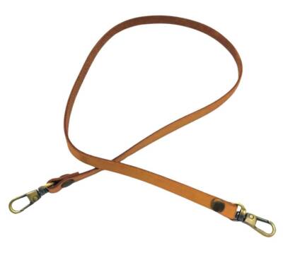 Angel Çanta Aksesuar Gerçek Deri Spagetti Model Ham Renk 65 cm Çanta Sapı Antik Metalli - 1