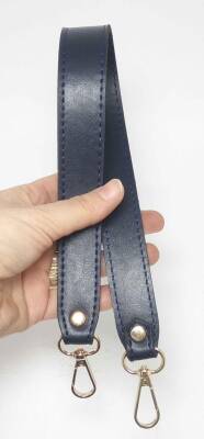 Angel Çanta Aksesuar Lacivert Renk 42X2.5 Cm Kancalı Sap - 1