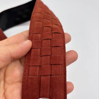 Angel Çanta Aksesuar Sepet Örgü Model Tek Çanta Sapı Taba Renk - 2