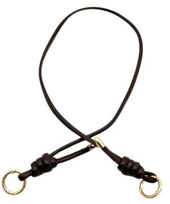 Angel Çanta Aksesuar Suni Deri 5 mm Düğüm Model Tek Çanta Sapı 85 Cm (Koyu Kahve Renk) - 1