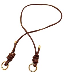 Angel Çanta Aksesuar Suni Deri 5 mm Düğüm Model Tek Çanta Sapı 85 Cm (Taba Renk) - Angel Çanta Aksesuar