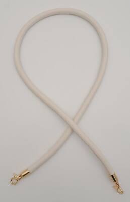 Angel Çanta Aksesuar Suni Deri Kordon Çanta Sapı Bej Renk Light Gold Metalli - 2