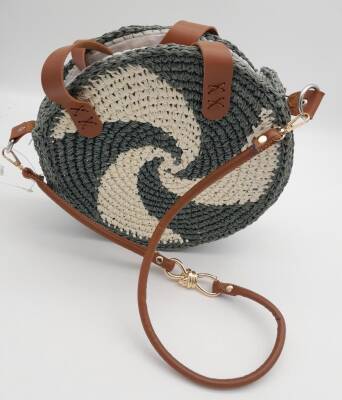 Angel Çanta Aksesuar Taba 10 mm Suni Deri İpli Düğüm Model 85 cm Çanta Sapı Light Gold Metalli - 2