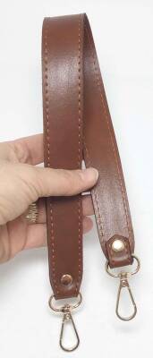 Angel Çanta Aksesuar Taba Renk 42X2.5 Cm Kancalı Sap - 1