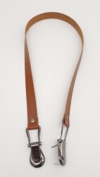 Angel Çanta Aksesuar Taba Tek Kat Suni Deri Çanta Sapı Füme Metalli - 2