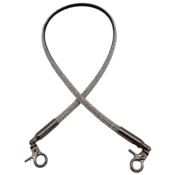 Angel Çanta Aksesuar Taşlı Kancalı Kovanlı Tek Çanta Sapı Füme Renk 1 Adet - 3