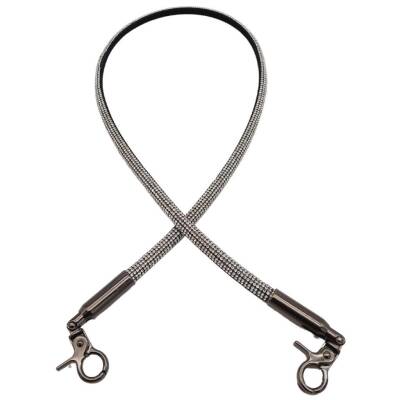 Angel Çanta Aksesuar Taşlı Kancalı Kovanlı Tek Çanta Sapı Füme Renk 1 Adet - 3