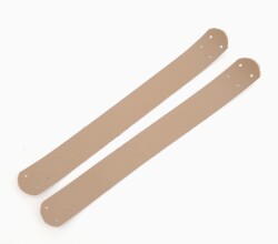 Angel Çanta Aksesuar Vizon Renk Suni Deri Tepsi Sapı - Angel Çanta Aksesuar