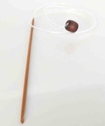 Angel Çanta Aksesuar 4 Numara Misinalı Bambu Tığ - Angel Çanta Aksesuar