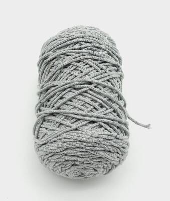 Angel Çanta Aksesuar Tok Pamuk Makrome Açık Gri - 1