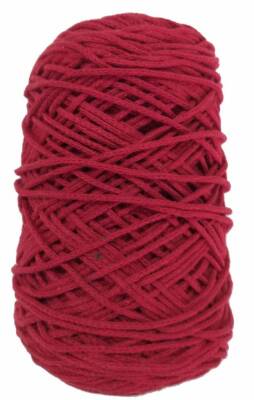 Angel Çanta Aksesuar Tok Pamuk Makrome Kırmızı No:4 - 1