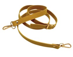 Angel Çanta Aksesuar 120x1.5 cm Tokalı Çanta Sapı Slim Model Renk Seçenekli Light Gold Metalli 2 - 4