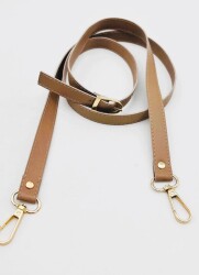 Angel Çanta Aksesuar 120x1.5 cm Tokalı Çanta Sapı Slim Model Renk Seçenekli Light Gold Metalli 2 - 9