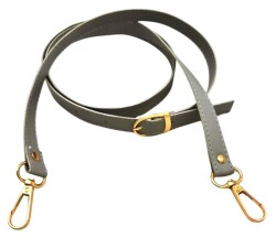 Angel Çanta Aksesuar 120x1.5 cm Tokalı Çanta Sapı Slim Model Renk Seçenekli Light Gold Metalli 2 - 5