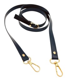 Angel Çanta Aksesuar 120x1.5 cm Tokalı Çanta Sapı Slim Model Renk Seçenekli Light Gold Metalli - 6