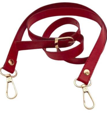 Angel Çanta Aksesuar 120x1.5 cm Tokalı Çanta Sapı Slim Model Renk Seçenekli Light Gold Metalli - 7