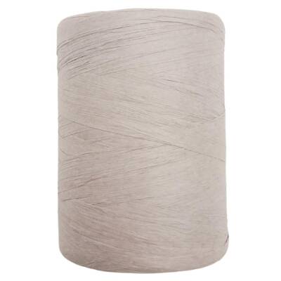 Angel Çanta Aksesuar 100 gr İthal Bambu Natural Soft Rafya Açık Gri Renk No:D82 - 1