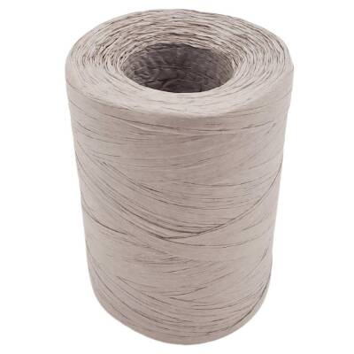 Angel Çanta Aksesuar 100 gr İthal Bambu Natural Soft Rafya Açık Gri Renk No:D82 - 2