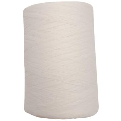 Angel Çanta Aksesuar 100 gr İthal Bambu Natural Soft Rafya Beyaz Renk No:D01(Nas Rafya) - 1